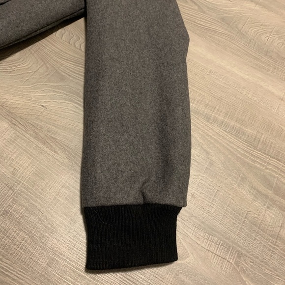 Black Rivet Jacket Coat Full Zipper - Picture 2 of 5